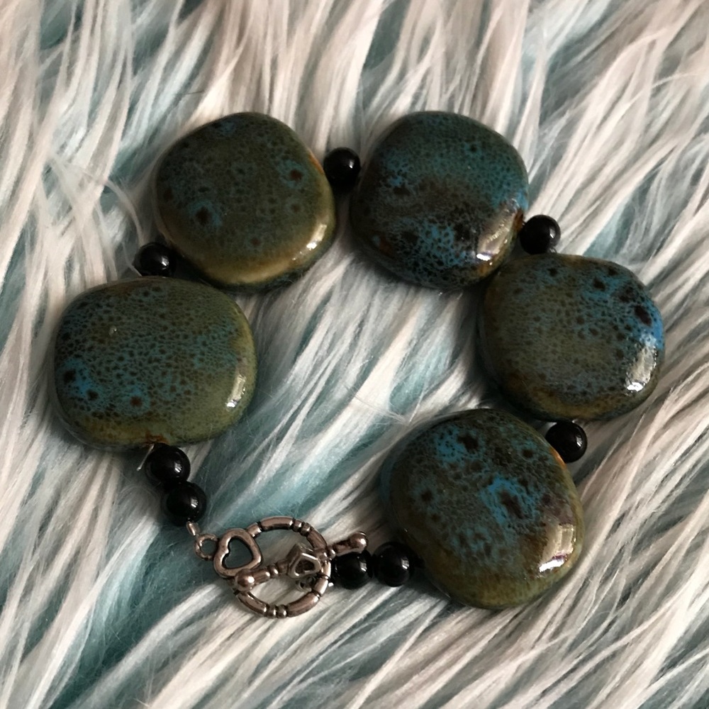 MHandmade Stone Bracelet